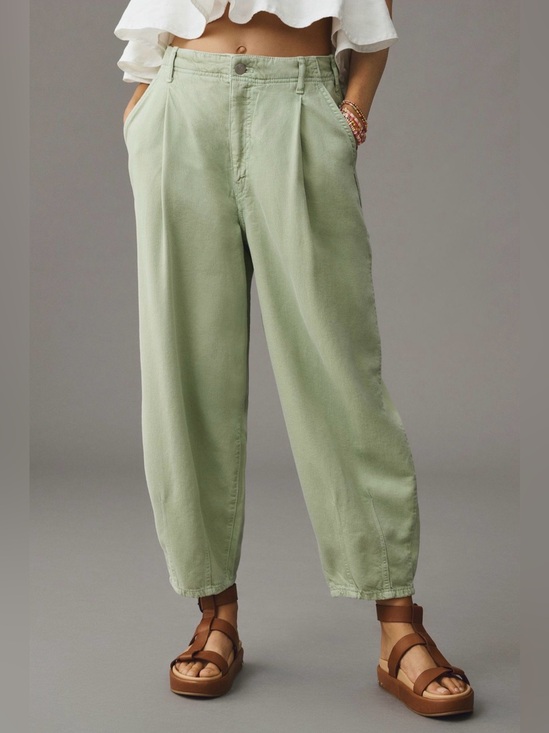 Pilcro Denim - PILCRO The Breaker Mid Rise Tapered Jeans Powdered Sage Color Sz 29,30,31,32,34